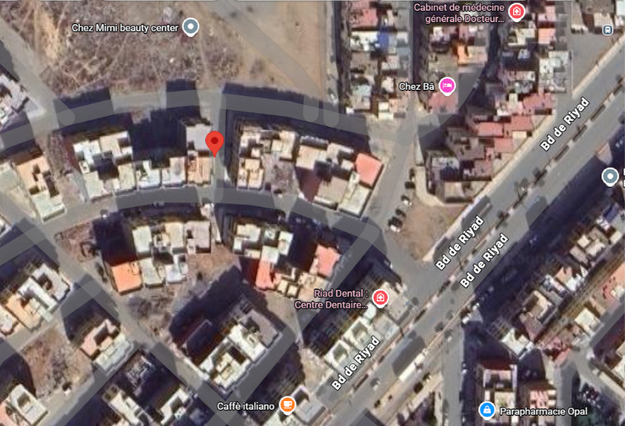 Localisation du magasin sur la carte